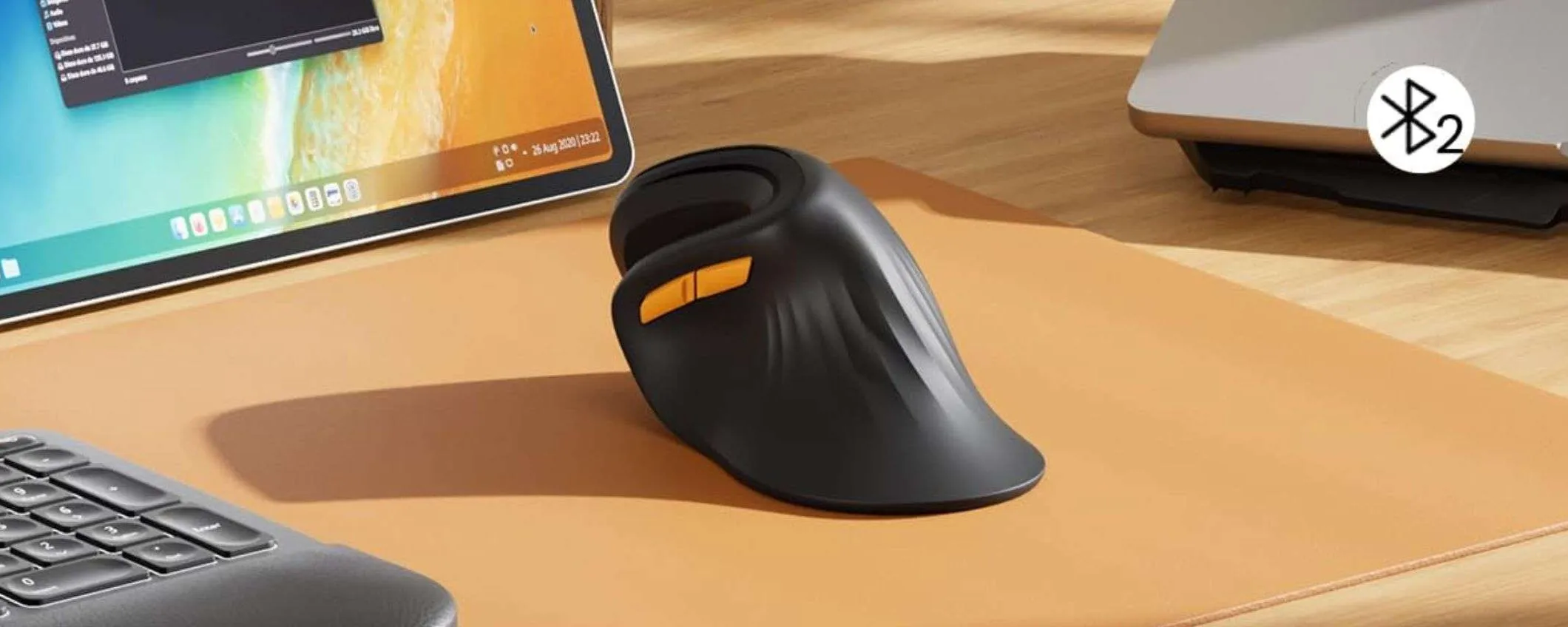 Dolori al polso ADDIO con questo mouse ergonomico verticale in SUPER SCONTO