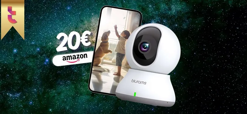 Telecamera Wi-Fi Interno, visione 2K e 4 funzioni tech a soli 20€
