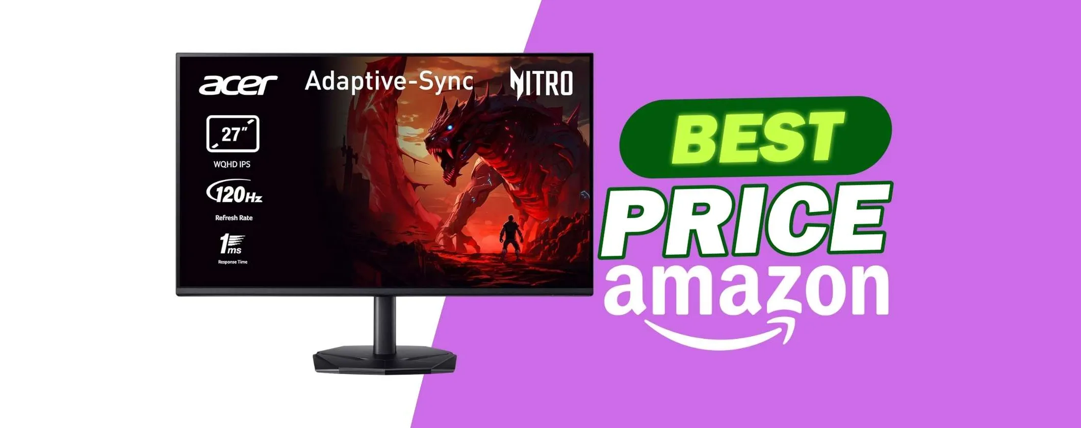 Monitor da gaming Acer Nitro da 27
