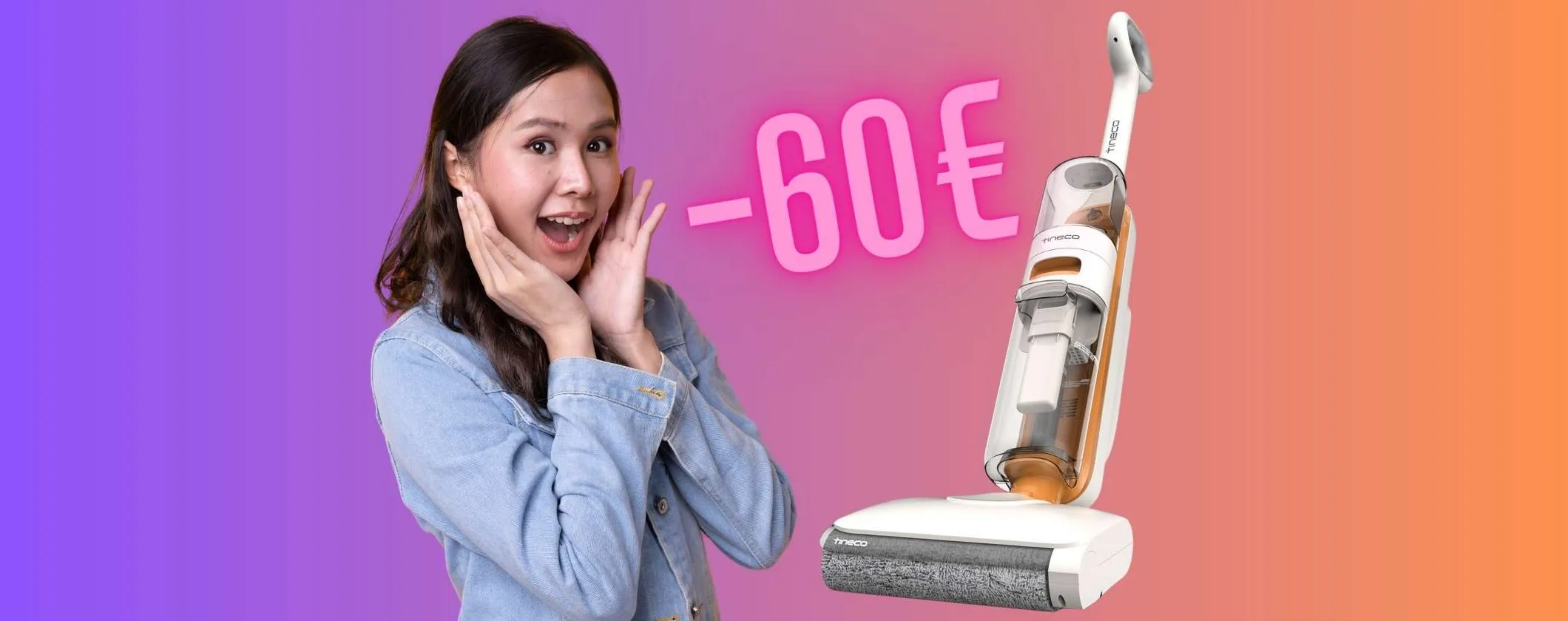 Tineco IFloor Y2: scopa elettrica per aspirazione e lavaggio in simultanea (-60€)