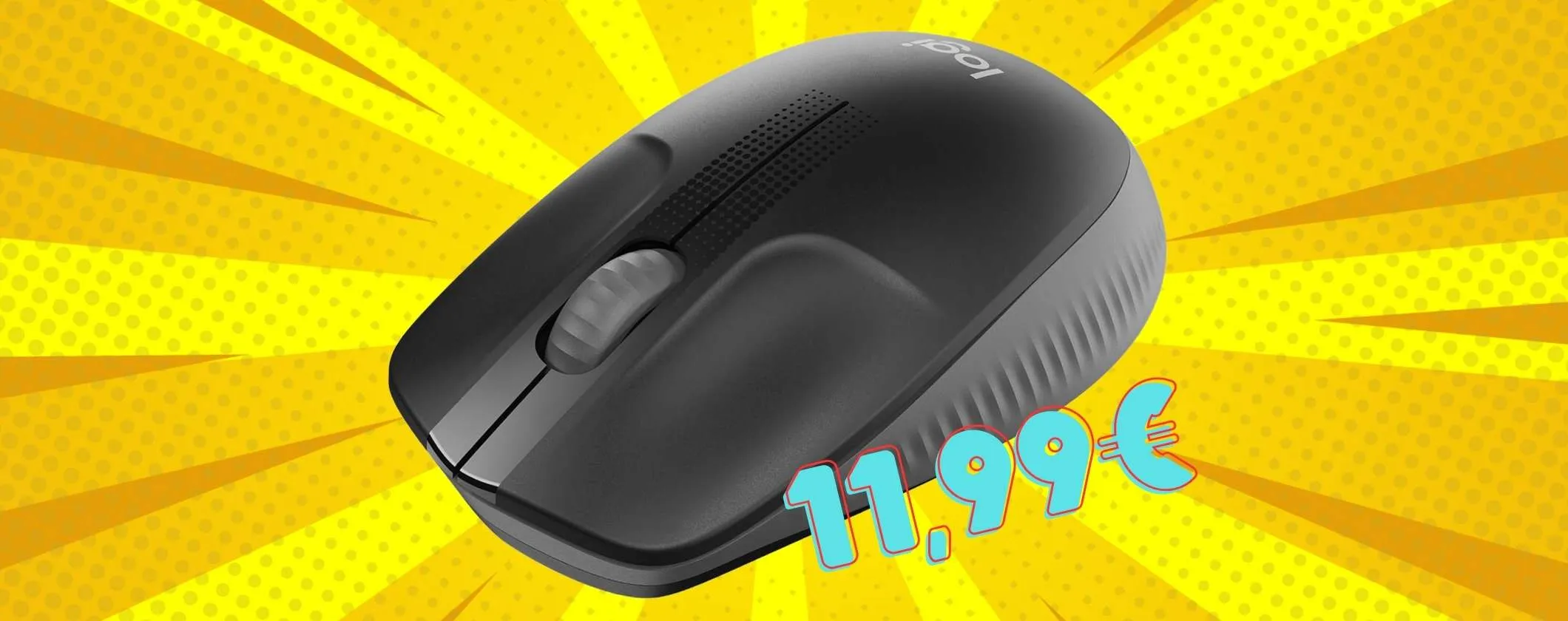 Mouse wireless Logitech a soli 11,99€: approfitta della follia di Amazon