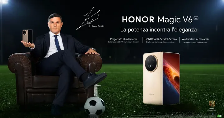 HONOR Magic V6 porta una batteria da record nel mondo dei foldable