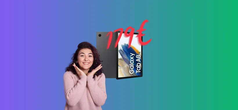 Samsung Galaxy Tab A8: PREZZO PAZZESCO su eBay, solo 179€