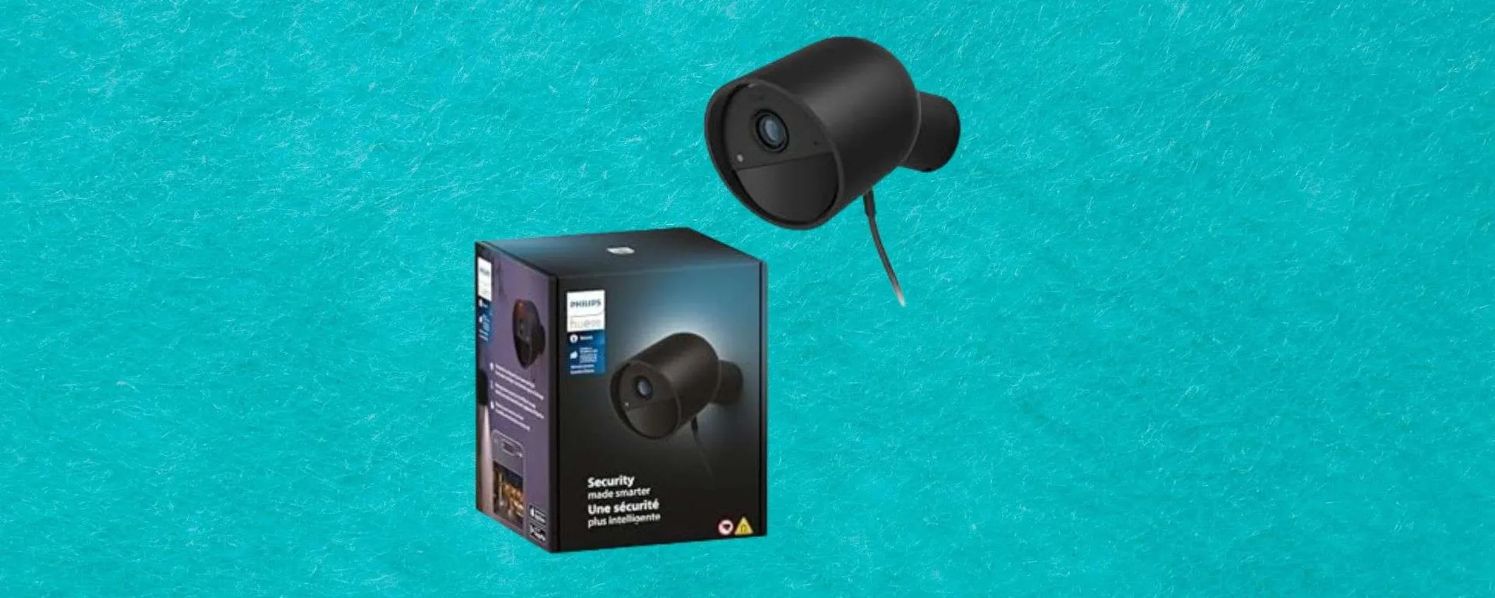La domotica secondo Philips: telecamera di sicurezza Hue Secure in offerta ad un ottimo prezzo