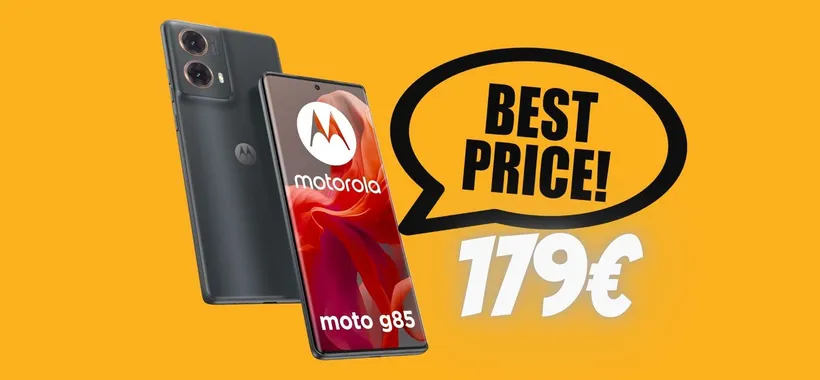 Motorola g85 5G con display pOLED da 120Hz e doppia camera da 50 MP al 46%
