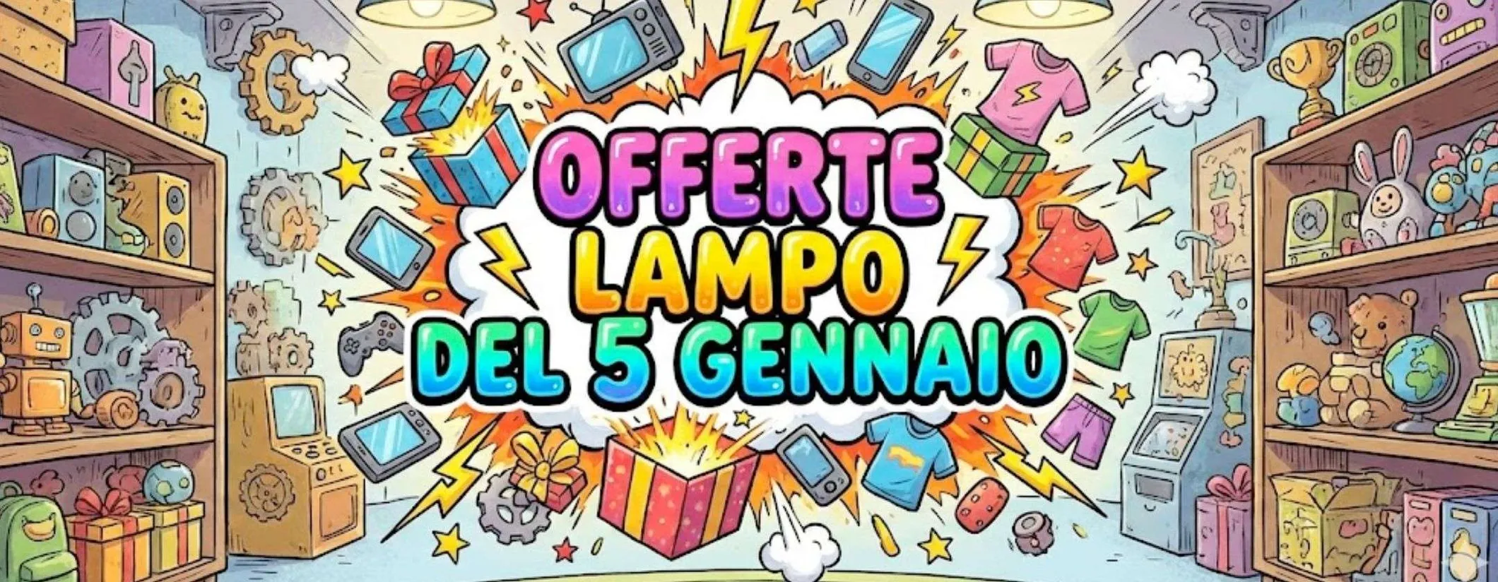 Offerte LAMPO Amazon del 5 gennaio: OCCASIONACCE imperdibili