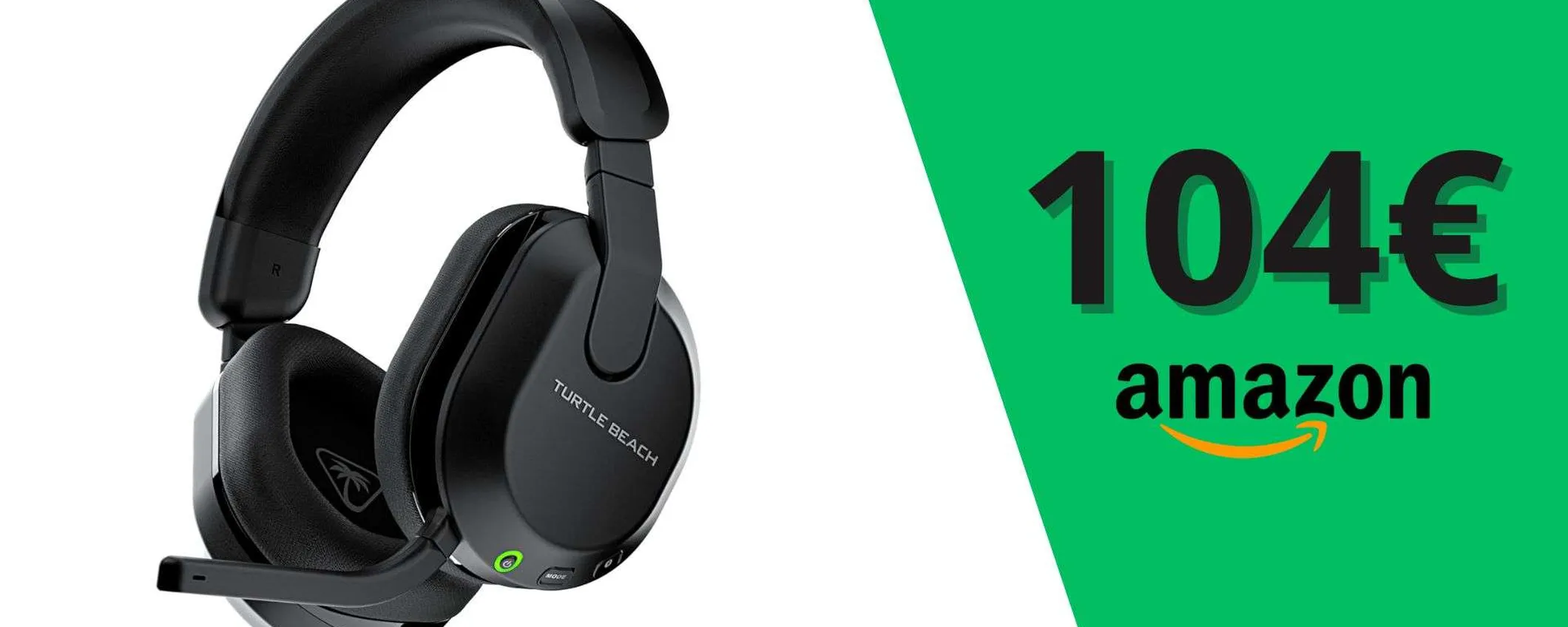 Turtle Beach Stealth 600 Cuffie Gaming Wireless a 104€ per un'immersione totale!