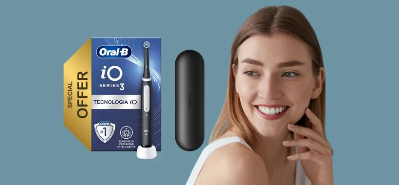 Oral-B iO 3 per avere denti bianchissimi in sole 2 settimane (offerta a tempo)