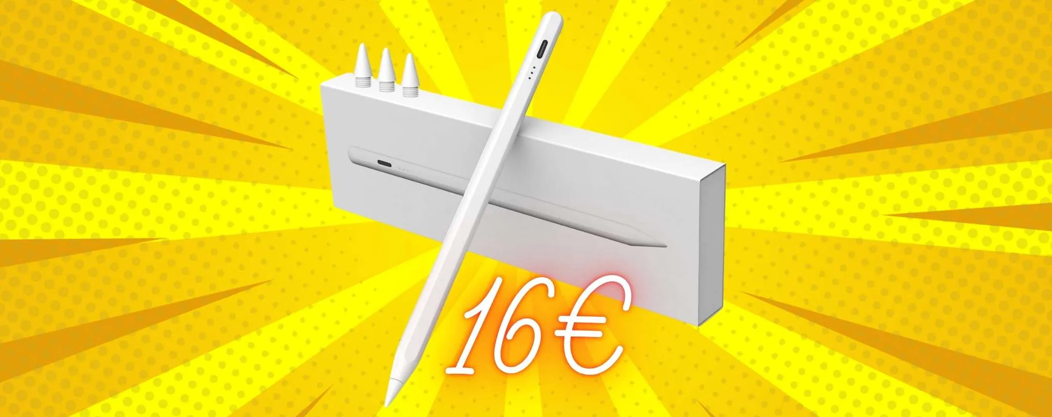 Penna digitale per iPad, magnetica precisa e super economica (16€)