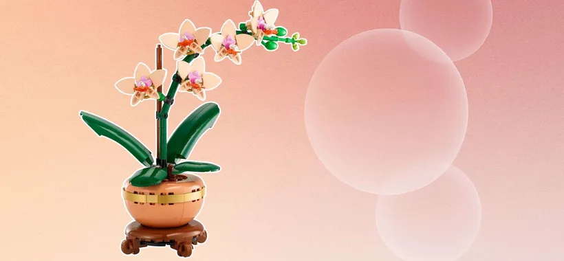 La splendida Mini-Orchidea LEGO crolla di prezzo su Amazon: fiori che non appassiscono mai