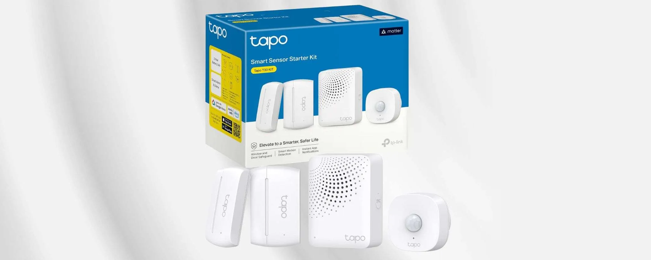Tapo T30: il kit COMPLETO di allarme e antifurto per casa ad un prezzo SUPER su Amazon