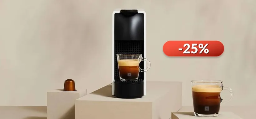 Nespresso Essenza Mini in design e nel prezzo: 90€ di caffè in REGALO