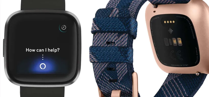 Fitbit Versa 2 in un render: è Alexa quella?