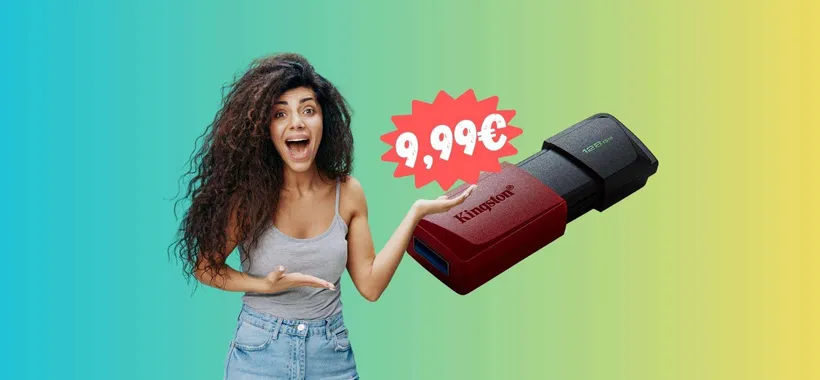 Pendrive Kingston da 128GB VELOCISSIMA a 9,99€ è un AFFARE