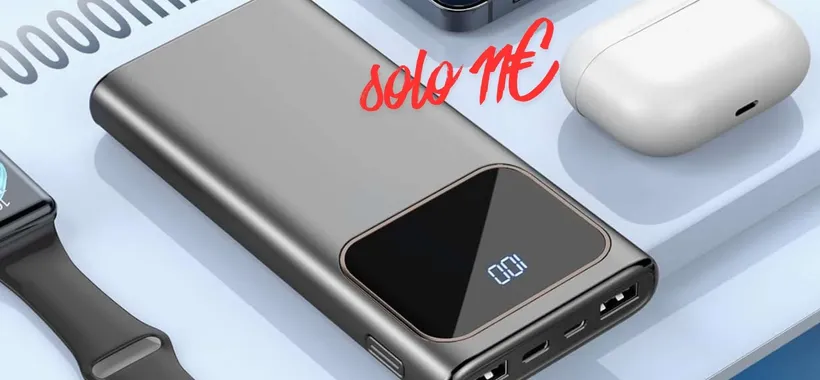 Solo 11€ su Amazon per questo potente e versatile Power Bank da 10000mAh
