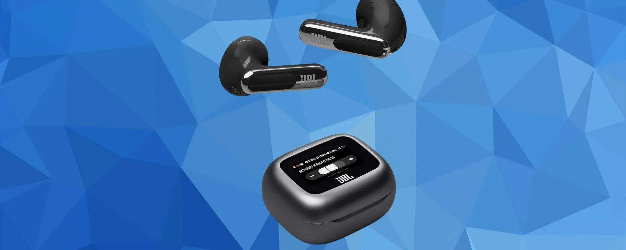 JBL Live Flex 3: auricolari wireless con ANC e display in offerta a 179,99€