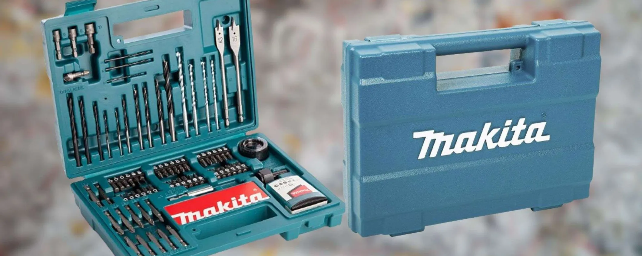 Makita WOW su Amazon: sconto 49% per il GIGANTESCO kit 100 in 1 (27€)
