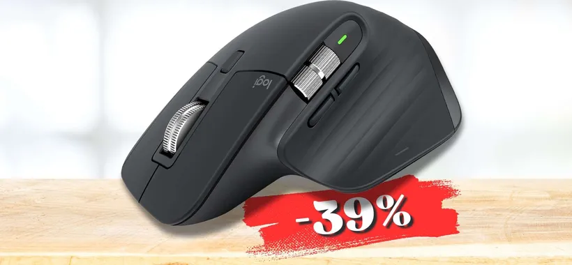 Logitech MX Master 3S è il mouse più ambito, CROLLA a soli 80€