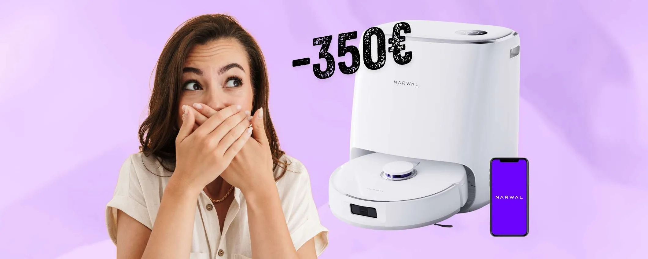 NARWAL Freo X Ultra: robot che aspira e lava, con coupon risparmi 350€