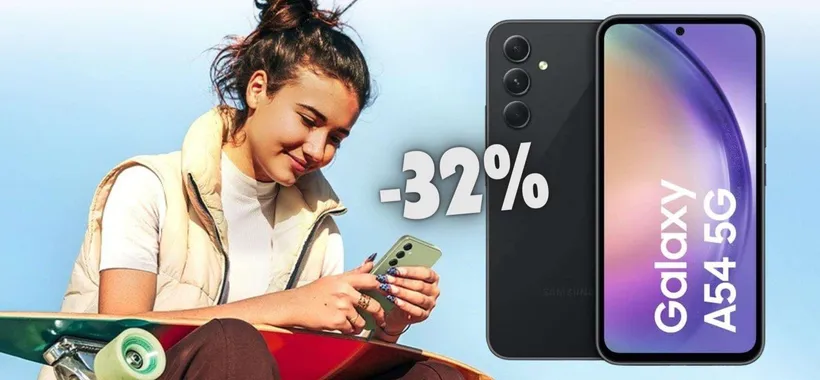 Samsung Galaxy A54 5G in SUPER PROMO su Amazon (-180€)
