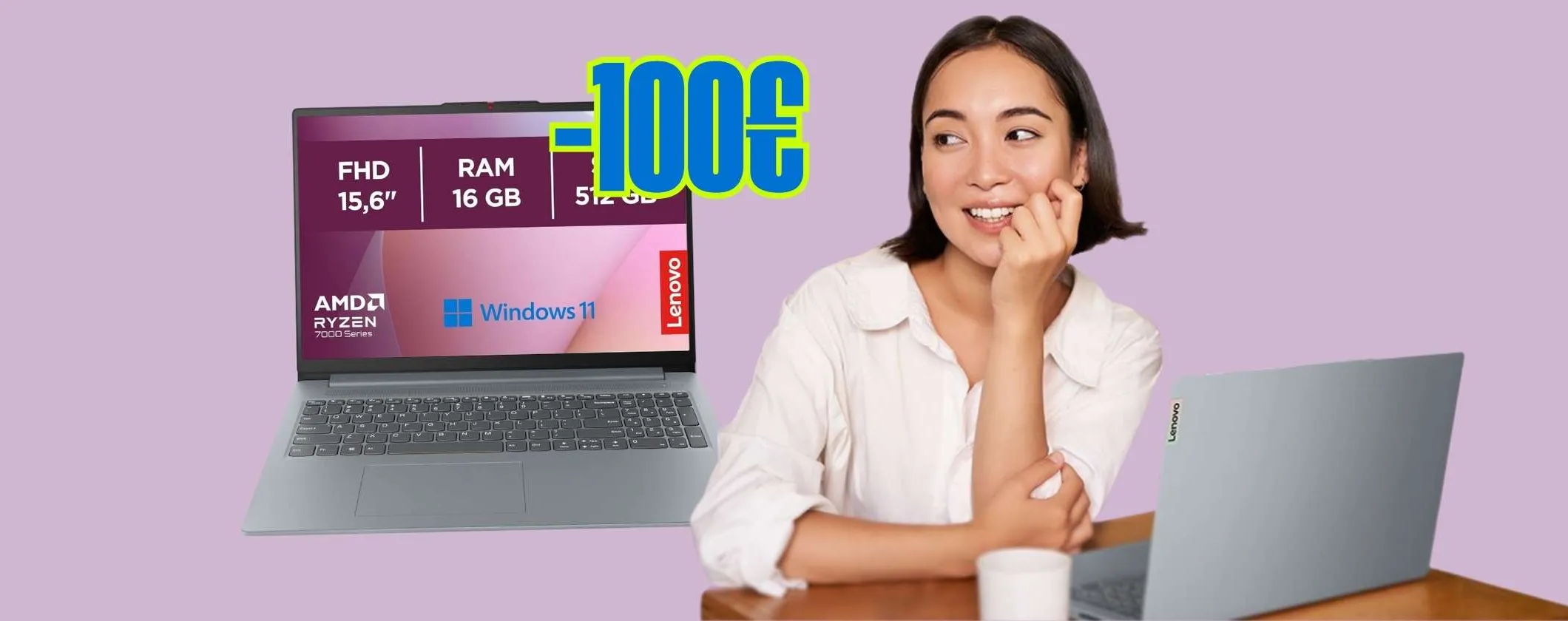 Lenovo IdeaPad Slim 3 con Ryzen 5 è la scelta migliore per non spendere un capitale