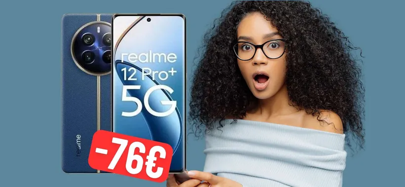Realme 12 Pro+ 5G da 512 GB Dual Sim: su eBay RISPARMI 76€