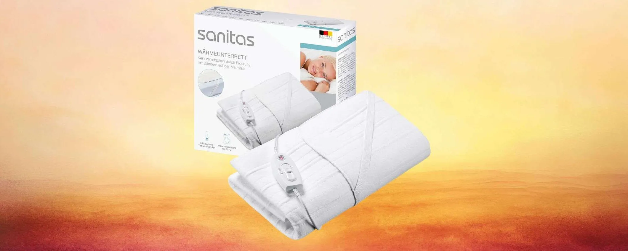 Letto caldo in pochi minuti: lo scaldaletto Sanitas oggi in MEGA SCONTO (-40%)