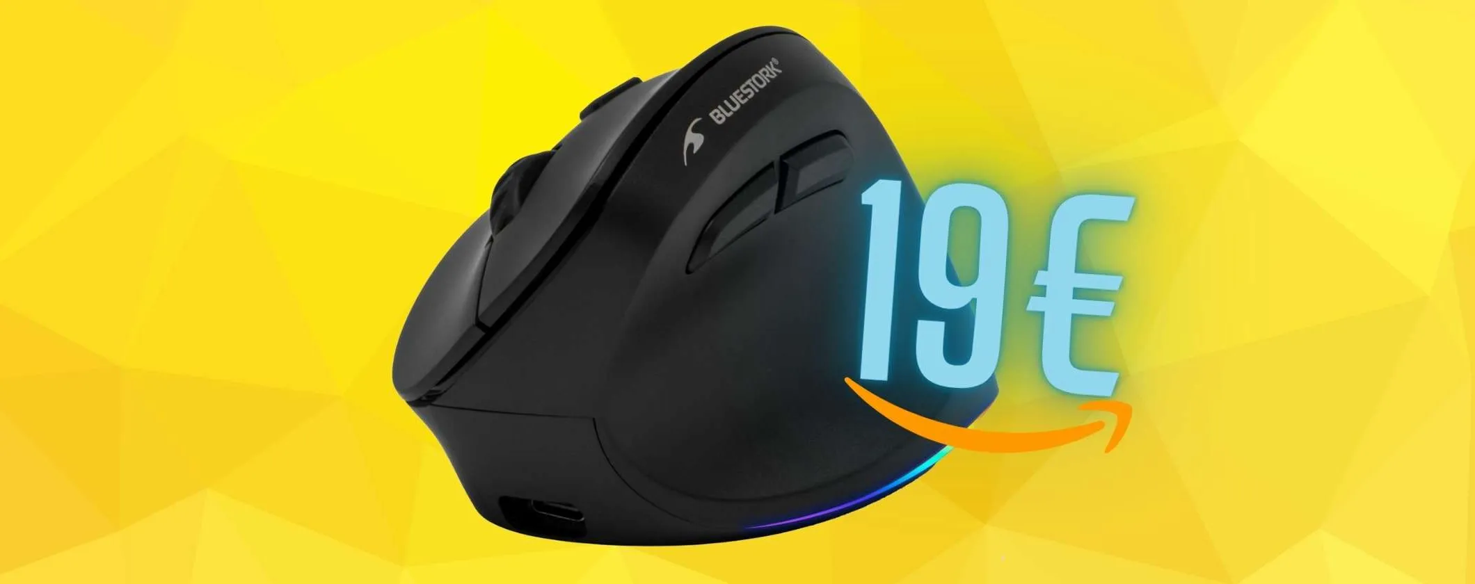 Offerta bomba su Amazon: solo 19€ per questo mouse verticale con 6 pulsanti