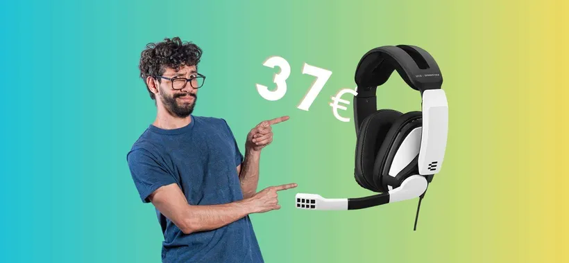Cuffie da Gaming ergonomiche e con microfono a 37€ su Amazon
