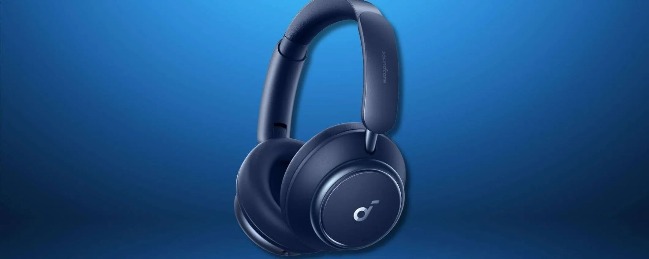 Soundcore Space Q45 a 94,99€: cuffie Bluetooth Hi-Res con ANC adattivo e 50 ore di autonomia a -37%