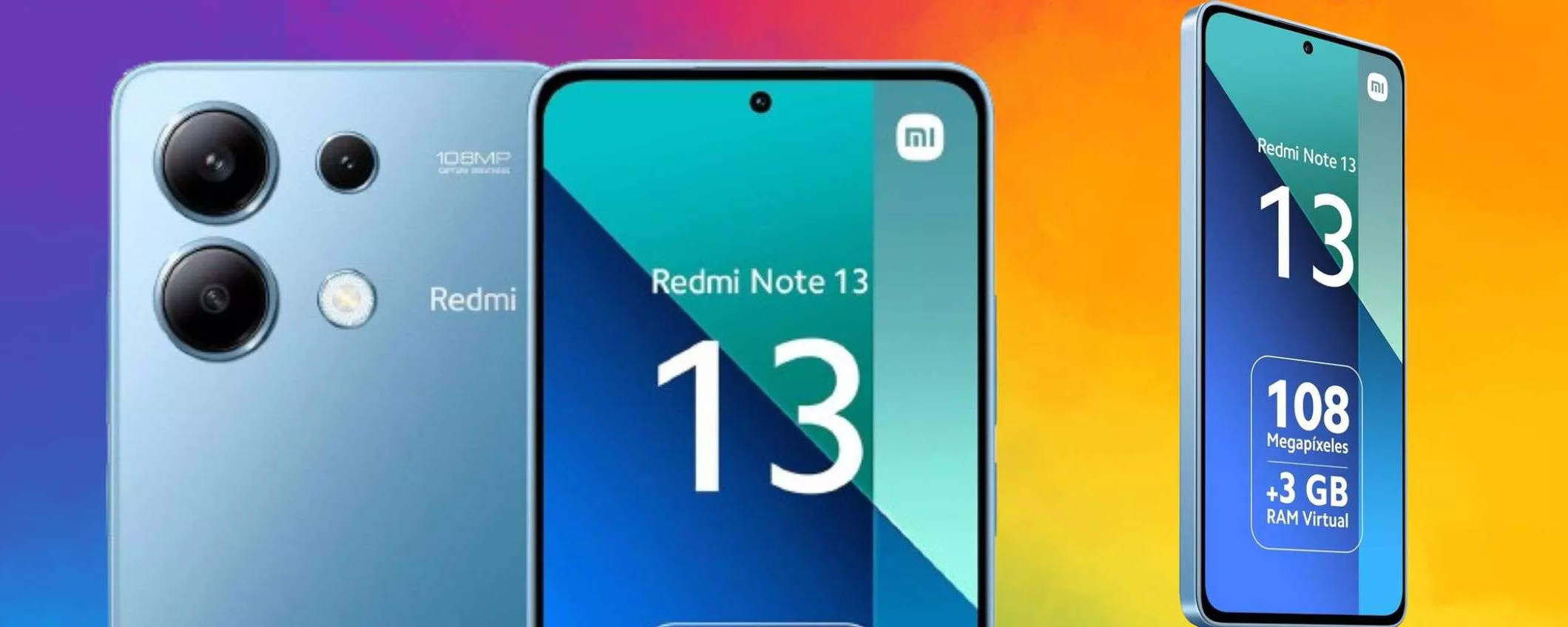 Xiaomi Redmi Note 13 a 198€, che BESTIA: display 120Hz, 128GB, camera 108MP