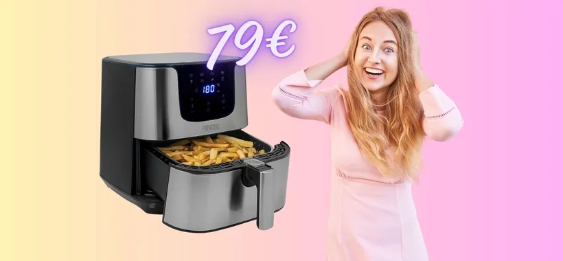 OFFERTA SPAZIALE su eBay per la friggitrice ad aria Princess da 5,5L (79€)