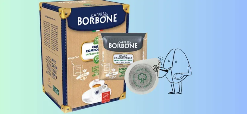 300 Cialde Compostabili Caffè Borbone a soli 37€
