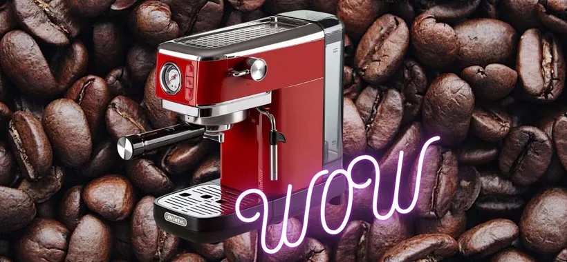 Ariete 1381: macchina per espresso in polvere e in cialde più montalatte