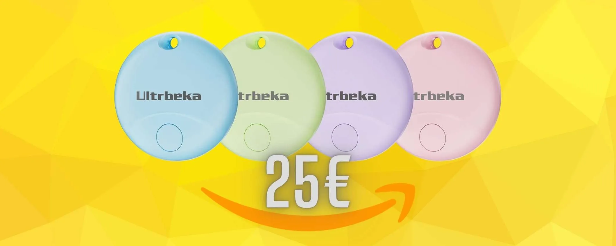 4 trova oggetti smart impermeabili e con batteria sostituibile (25€)