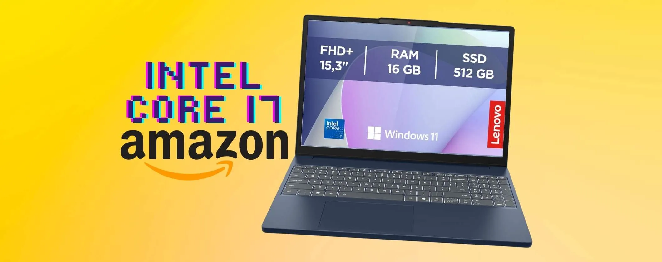 Lenovo IdeaPad Slim 3 con Intel Core i7 a 100€ in meno è un best buy assoluto