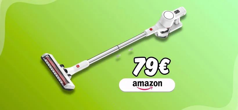Aspirapolvere senza fili a 80€, non è uno scherzo: perfetto anche con animali