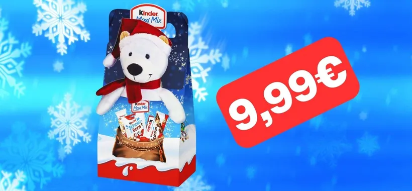 Kinder Mix Peluche: un regalo DOLCISSIMO a meno di 10 euro