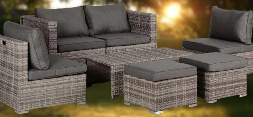 Mega set da giardino 8 pezzi con sconto 56%: promo Amazon SHOCK