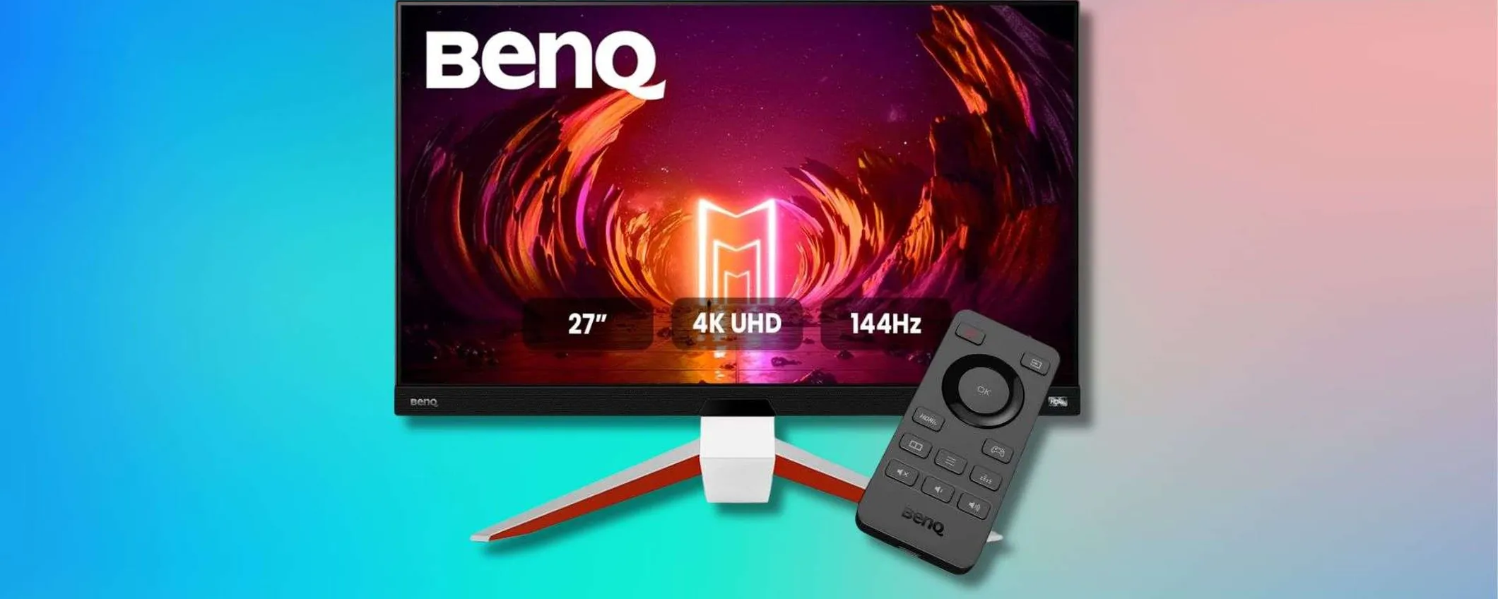 Monitor 4K per PS5 e PC: il BenQ EX2710U oggi è tuo con il 43% di sconto
