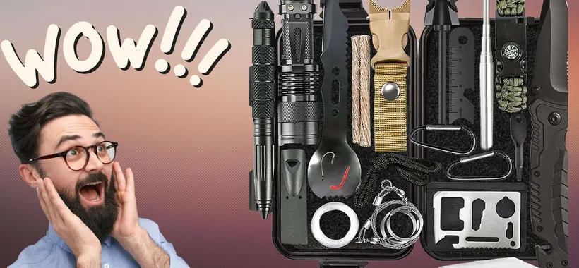 Kit di sopravvivenza definitivo: ha tutto e costa niente su Amazon