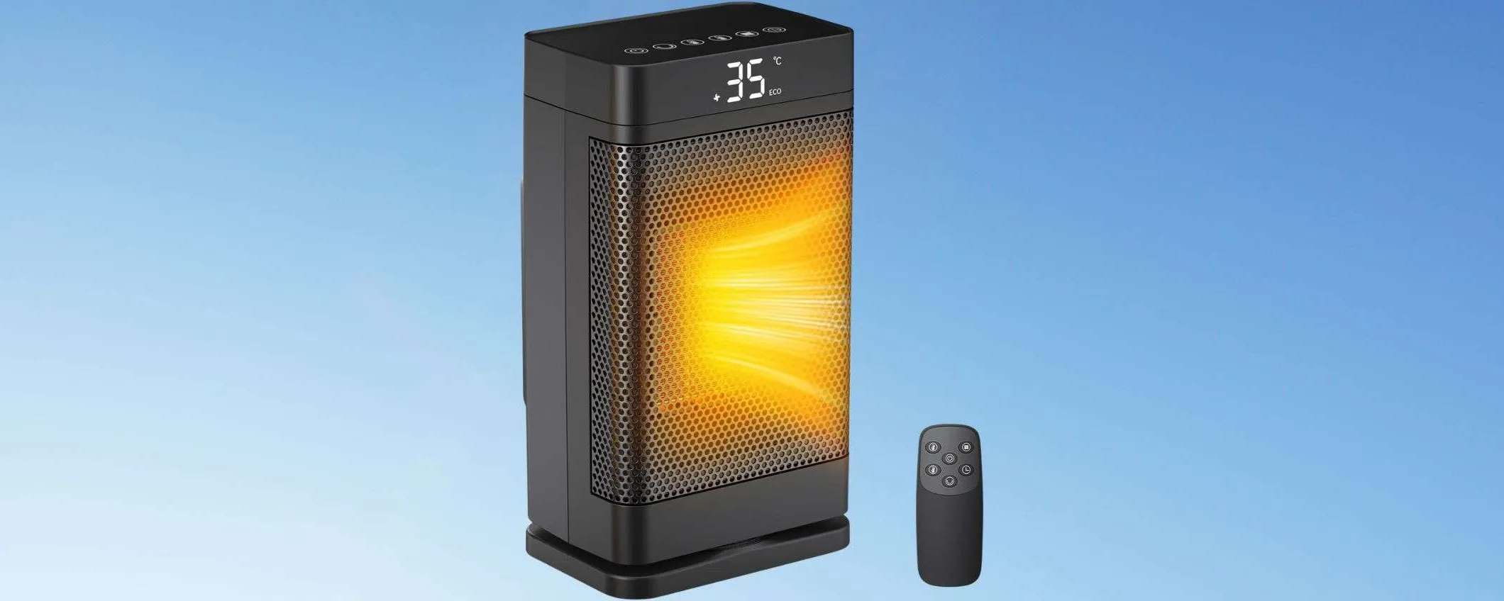 Termoventilatore silenzioso con telecomando: la stufetta da scegliere per l'inverno (sconto)