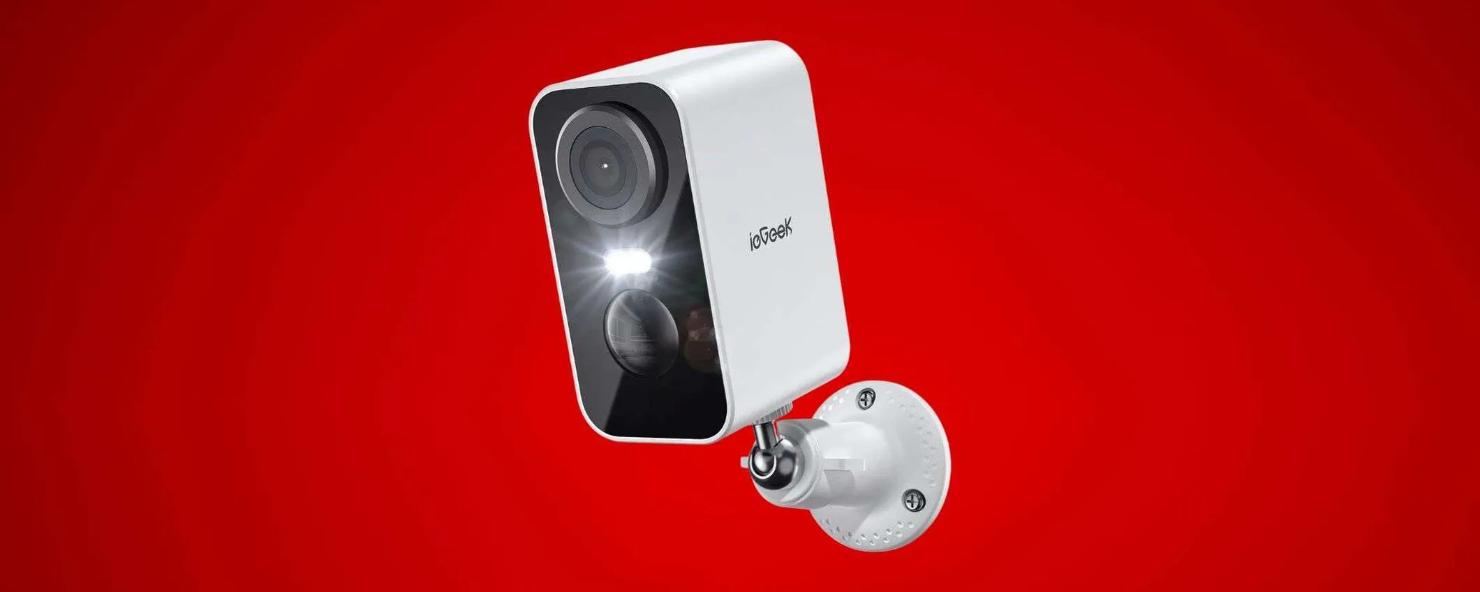 ieGeek 2K Telecamera Wi-Fi: sicurezza avanzata in offerta su Amazon