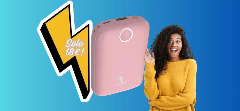Power Bank portatile da 10000 mAh a soli 18€: scopri come averlo