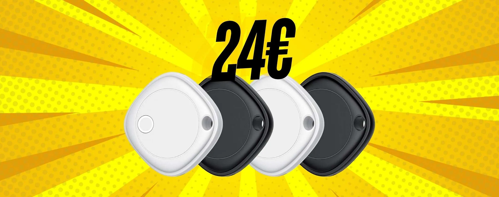 Smart Air Tag: 4 trova oggetti a meno della metà su Amazon (24€)