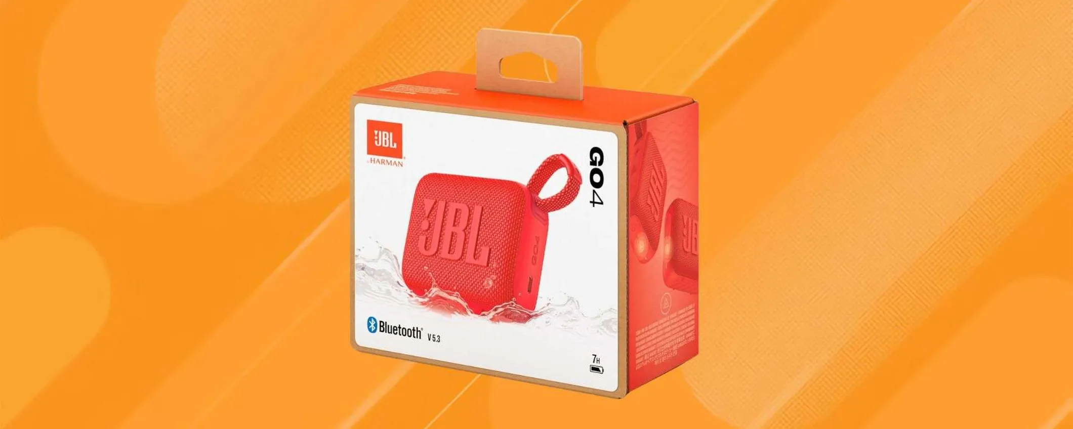 JBL GO 4: speaker portatile impermeabile in offerta su Amazon (37,99€)