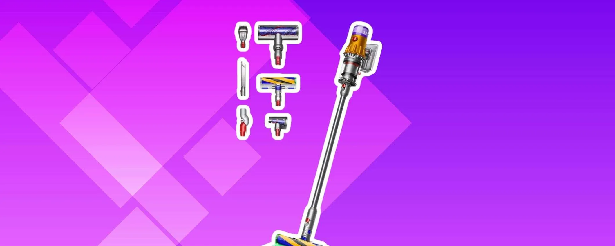 Dyson V12 Detect Slim Absolute: pulizia intelligente a prezzo mini (-29%)