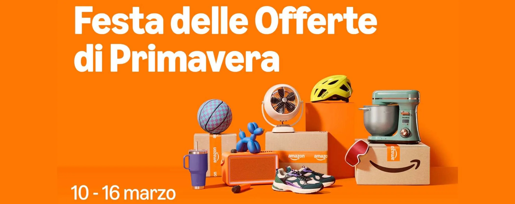 Festa delle Offerte di Primavera di Amazon 2026 ufficiale: ecco quando si terrà