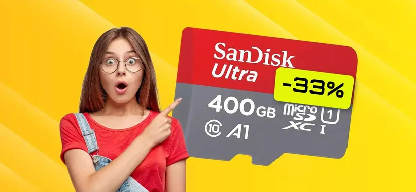 MicroSD 400GB: velocità STELLARE e memoria INFINITA a soli 59€