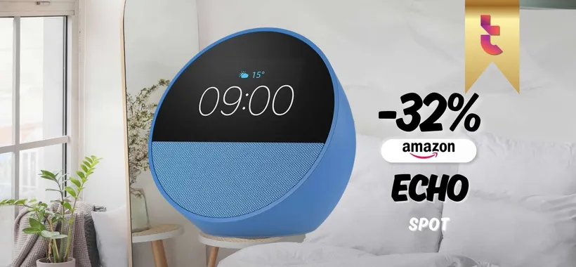 Echo SPOT è la sveglia SMART con tutte le funzioni Alexa incluse (-32%)